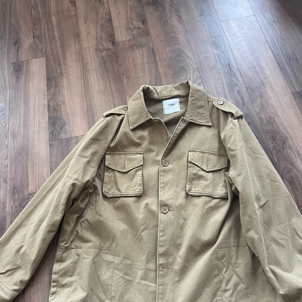 Old Navy Tan Military Field Jacket